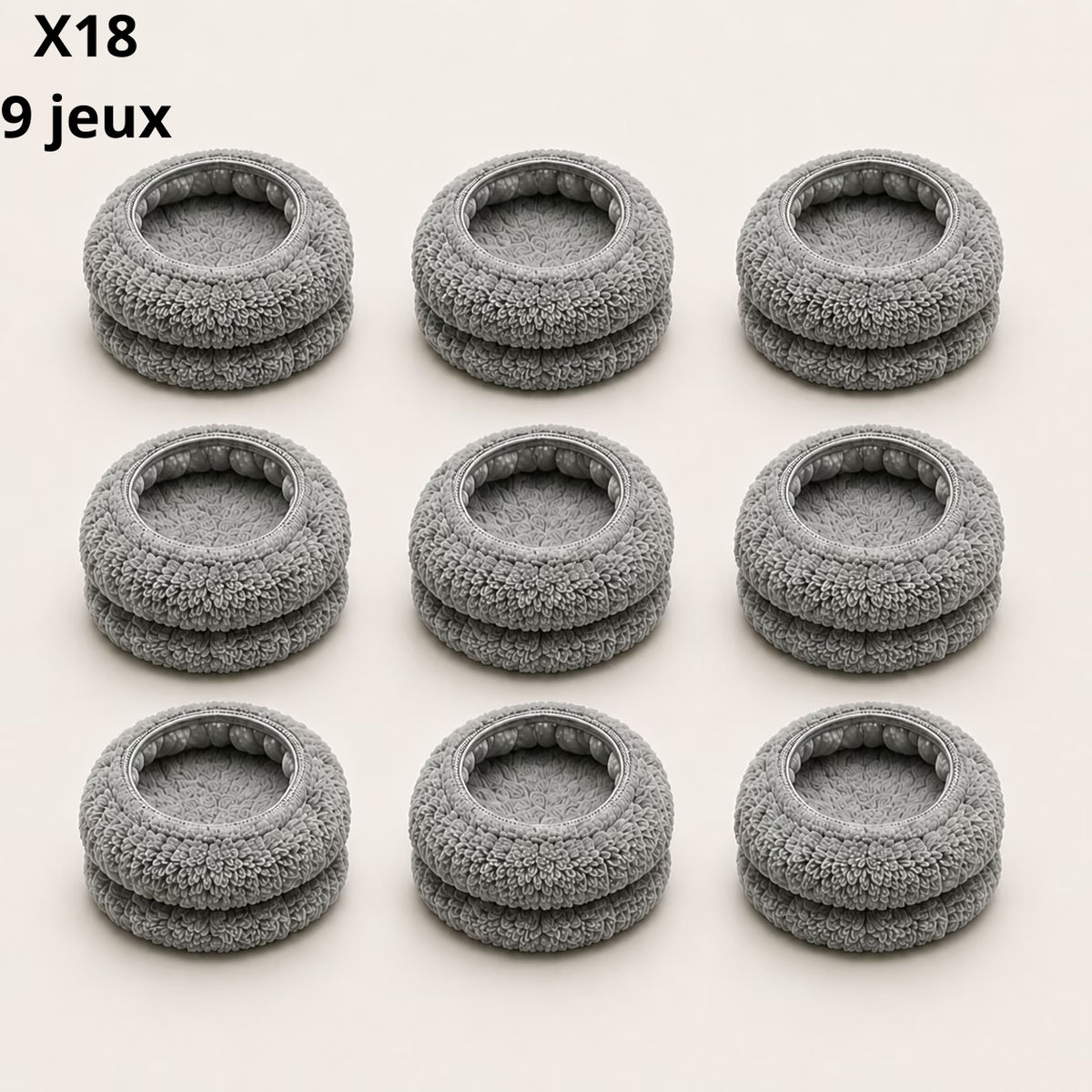 Microfibres de rechange pour Robot Lave-Vitre